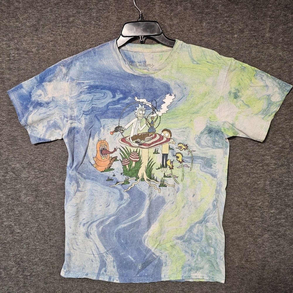 Rick And Marty Adult Swim Ripple Junction Tshirt Tie‎ Dye Size Medium